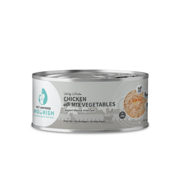 inv_product-172258233870 Pet Universe Nourish Cat Vitality 70g Chicken With Mix Vegetables In Jelly Wet Cat Food