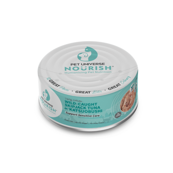 inv_product-1722582521572 Pet Universe Nourish Cat Vitality 70g Wild Caught Skipjack Tuna With Katsuobushi In Jelly Wet Cat Food