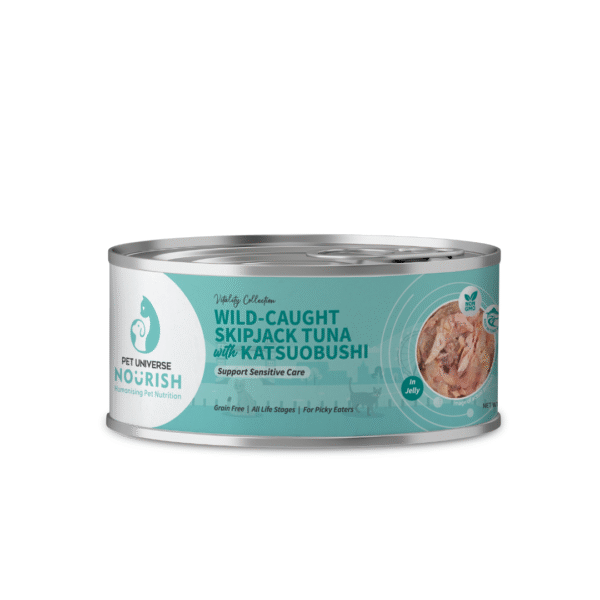 inv_product-1722582521837 Pet Universe Nourish Cat Vitality 70g Wild Caught Skipjack Tuna With Katsuobushi In Jelly Wet Cat Food